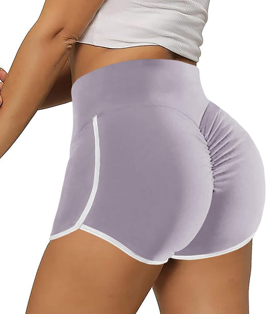 Women'S Workout Shorts Scrunch Booty Gym Yoga Pants Middle/High Waist Butt Lifting Sports Leggings